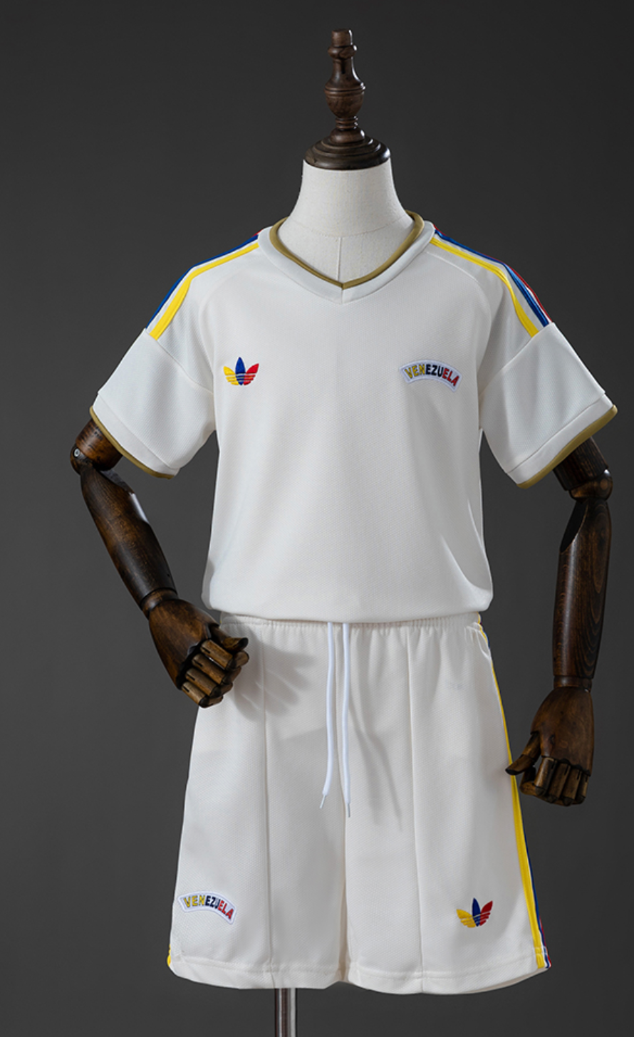 Camiseta Venezuela Visitante 2026 - Edición Especial Retro (Blanca)