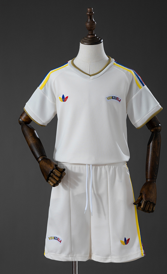 Camiseta Venezuela Visitante 2026 - Edición Especial Retro (Blanca)