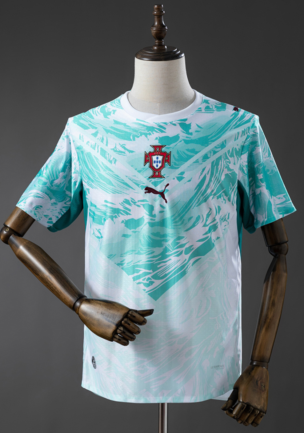 Camiseta Portugal Visitante Mundial 2026 - Edición Oficial (Aguamarina)