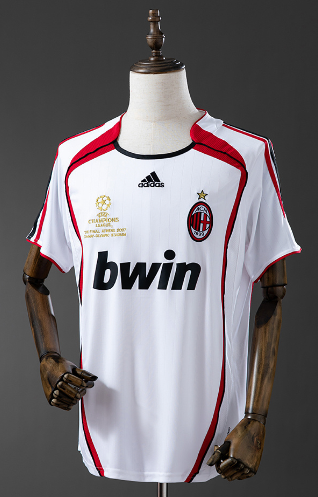 Camiseta AC Milan Local 2006/2007 - Edición Champions (Rojinegra)